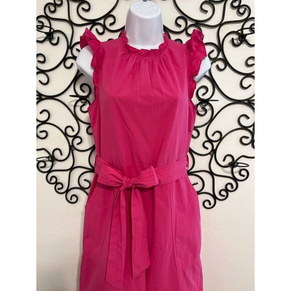 & Merci Pink Ruffle Neck Jumpsuit Size S - Picture 8 of 16
